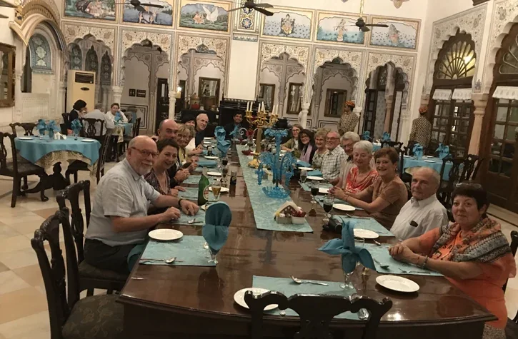 Royal Dinner at Alsisar Mahal